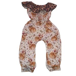 Clover Cottage Apparel Boutique Bunny Baby Romper